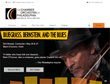 Tablet Screenshot of chamberorchestra.org